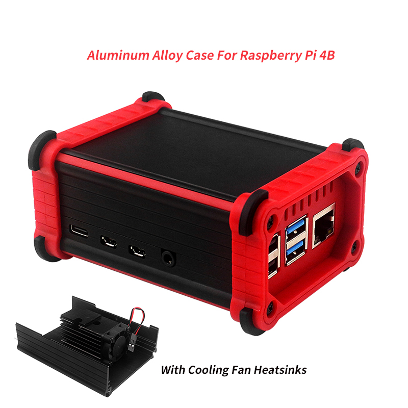 Argon One V3 M.2 Nvme Case - Raspberry Pi 4B アルミ合金ケース冷却ファンヒートシンクパッシブアクティブ冷却 Raspberry Pi