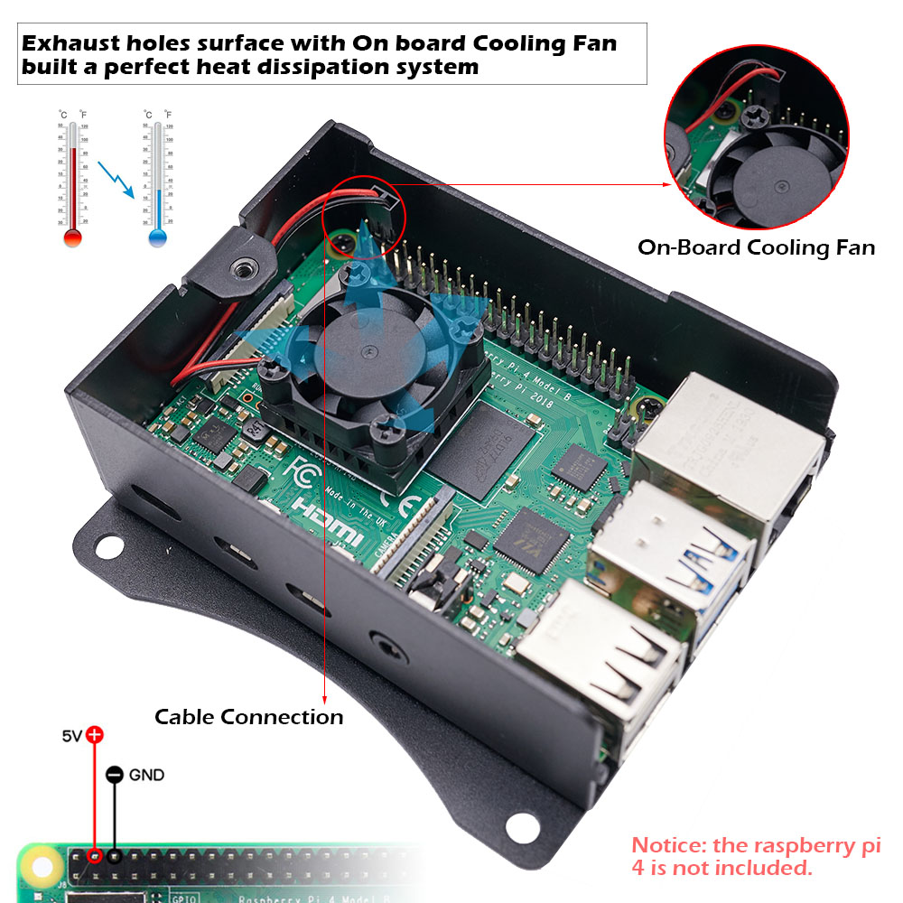 Raspberry pi 4モデルb冷却ファンヒートシンクキ - Argon One V3 M.2 Nvme Case のレビューと価格